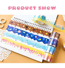 Load image into Gallery viewer, Sweet Deserts Washi Tapes (8 Designs)
