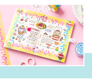 Sweet Deserts Washi Tapes (8 Designs)