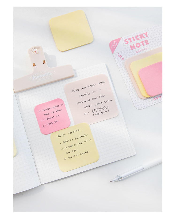 RosyPosy Eyeshadow Palette Sticky Notes - Pastel Colour Office Stationery –  CHL-STORE