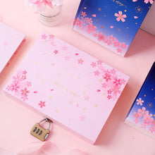 Load image into Gallery viewer, Believe in Magic Sakura Hardcover Notebook
