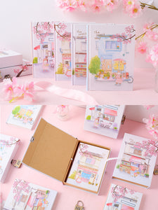 Believe in Magic Sakura Hardcover Notebook