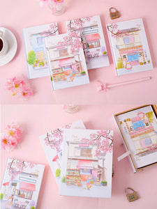 Believe in Magic Sakura Hardcover Notebook