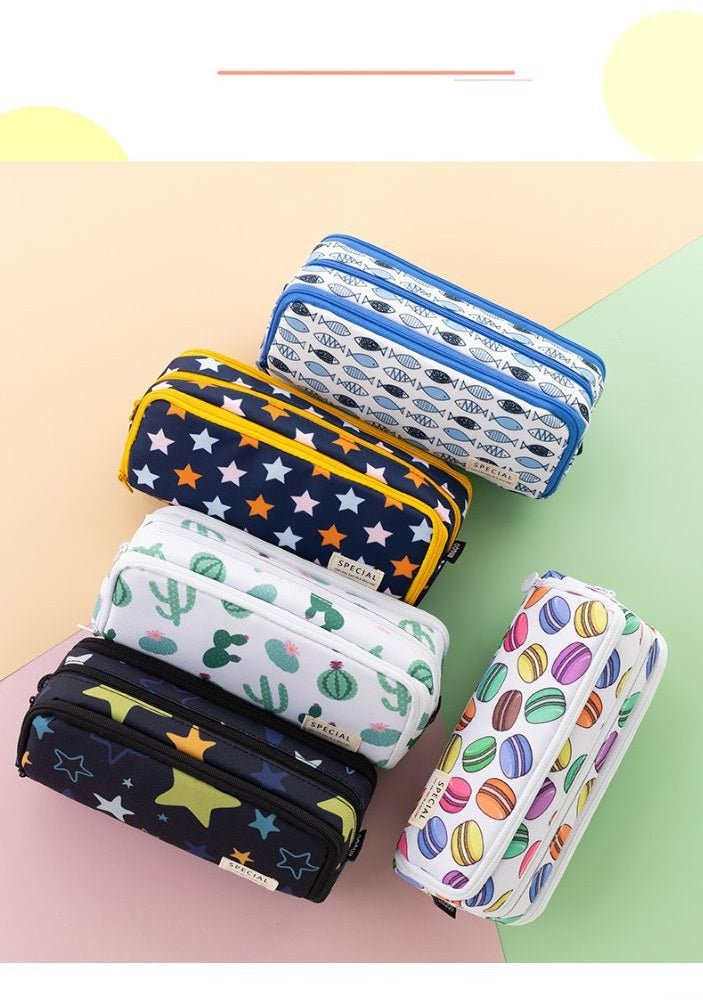 Wholesale Kawaii High Capacity Simple Pencil Case For Students