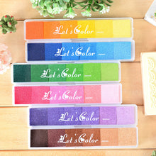 Load image into Gallery viewer, &quot;Let&#39;s Color&quot; Gradient Stamp Ink Pad Set (6 sets)
