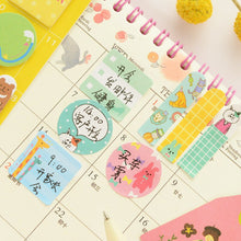 Load image into Gallery viewer, Animal Party Sticky Memo Set - Original Kawaii Pen

