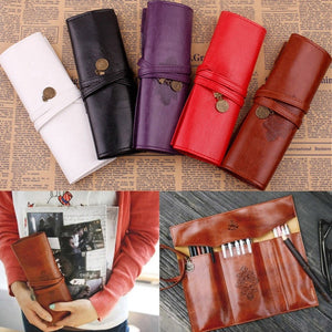 Vintage Style Twilight Roll-up Pencil Case (5 colors)