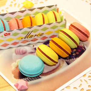 Cute Macaron Erasers (5pcs Set)