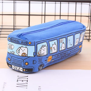 Kawaii School Bus Pencil Case (4 types)