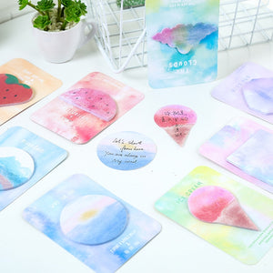 Watercolor Cute Memo Pads (8 Designs)