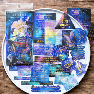 Exotic Universe Gold foiled  Stickers (6 Types)