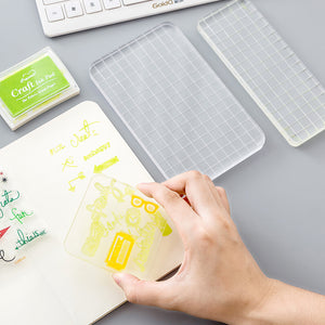 Acrylic Transparent Stamp Block - Original Kawaii Pen