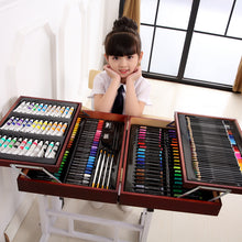 Load image into Gallery viewer, Premium Complete Painting Set in Vintage Wooden Box (176pcs) - Original Kawaii Pen
