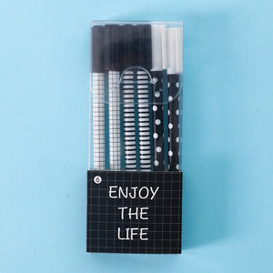 Enjoy The Life Gel Pen Set - ( 6 pcs)