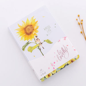 Kawaii Floating Floral Notebook - Original Kawaii Pen
