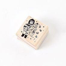 Load image into Gallery viewer, Vintage Xmas Night Wooden Stamps
