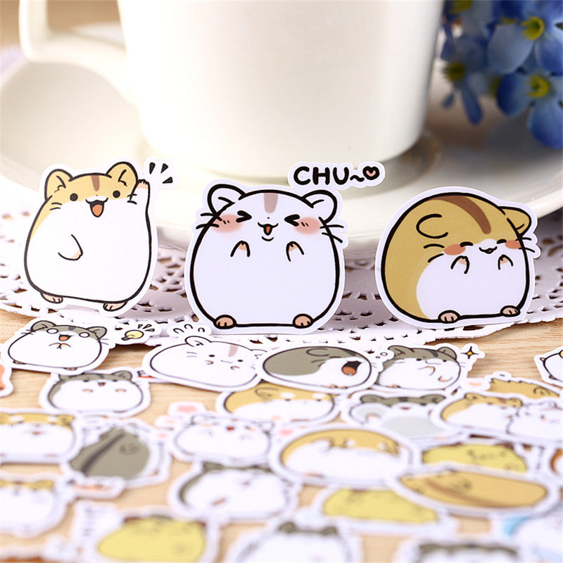 Kawaii Japanese Hamster Stickers - Original Kawaii Pen