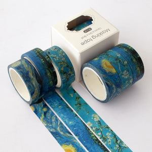 Van Gogh Painting Washi Tape Set - Original Kawaii Pen