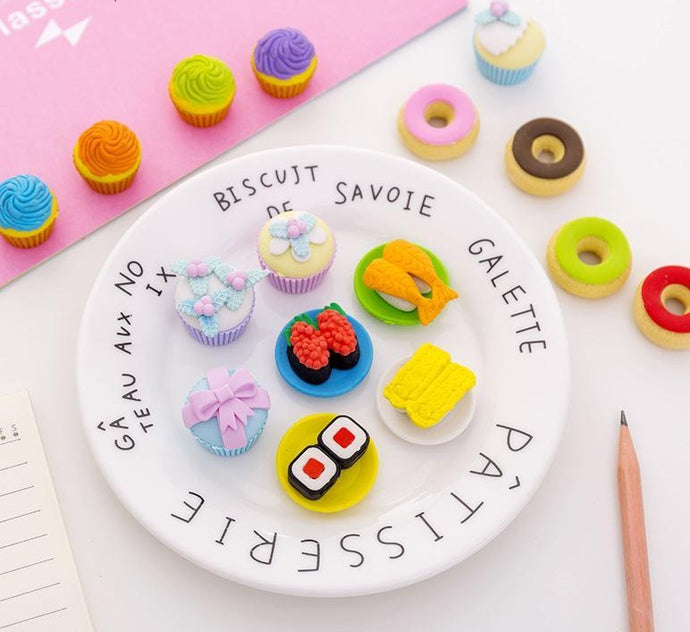 Japanese Pastries Eraser Sets ⭐4Pcs a Set ⭐ - Original Kawaii Pen